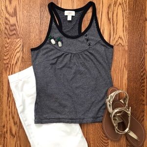 Striped Racerback Tank Top